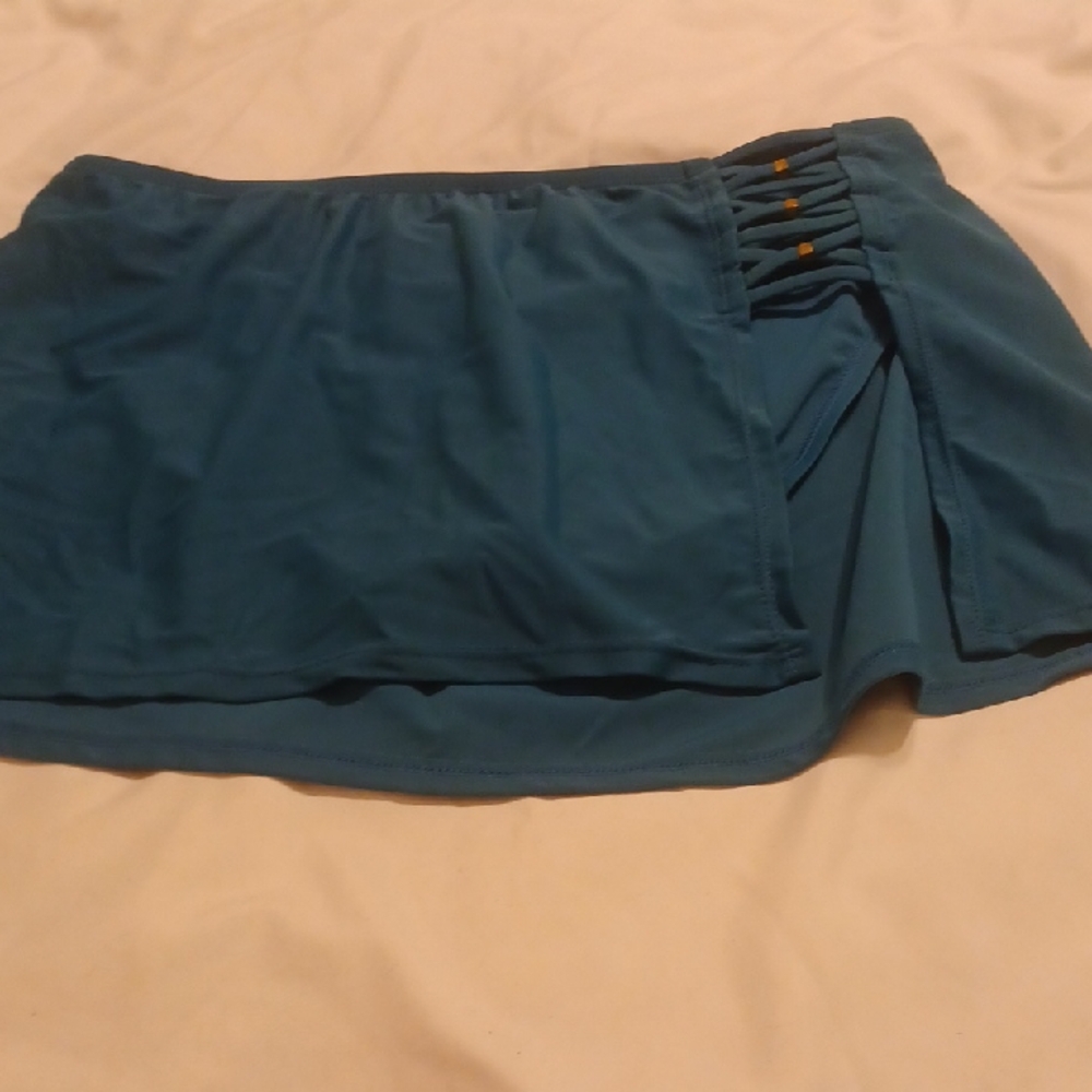 Blue Women's Swim Skirt